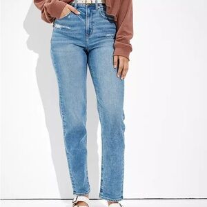 American Eagle Mom Straight Jeans Stretch